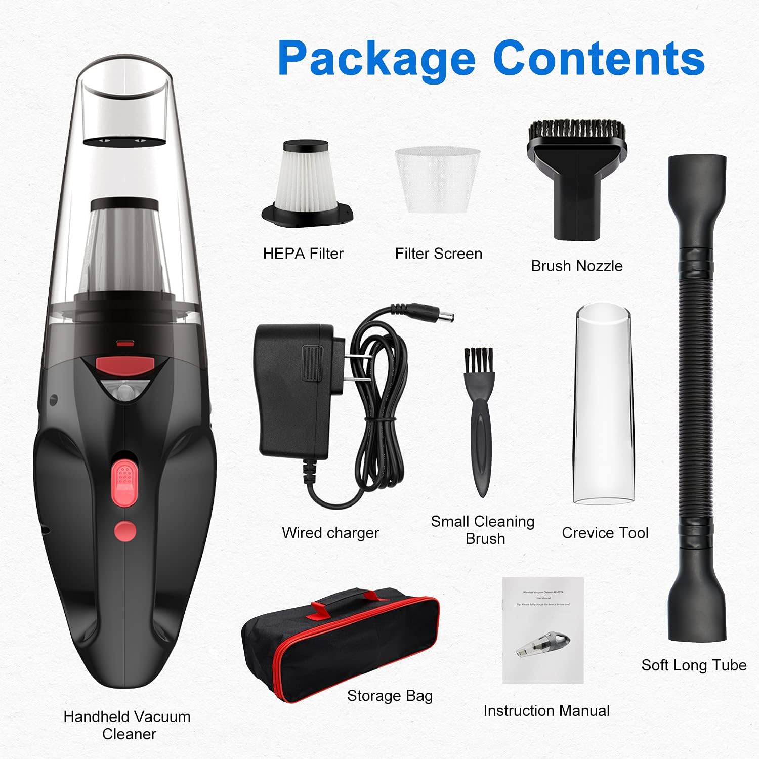 Dustbuster Handheld Vacuum Cordless, Portable Hand Vacuum with Strong Suction for Pet Hair, Home and Car Cleaning