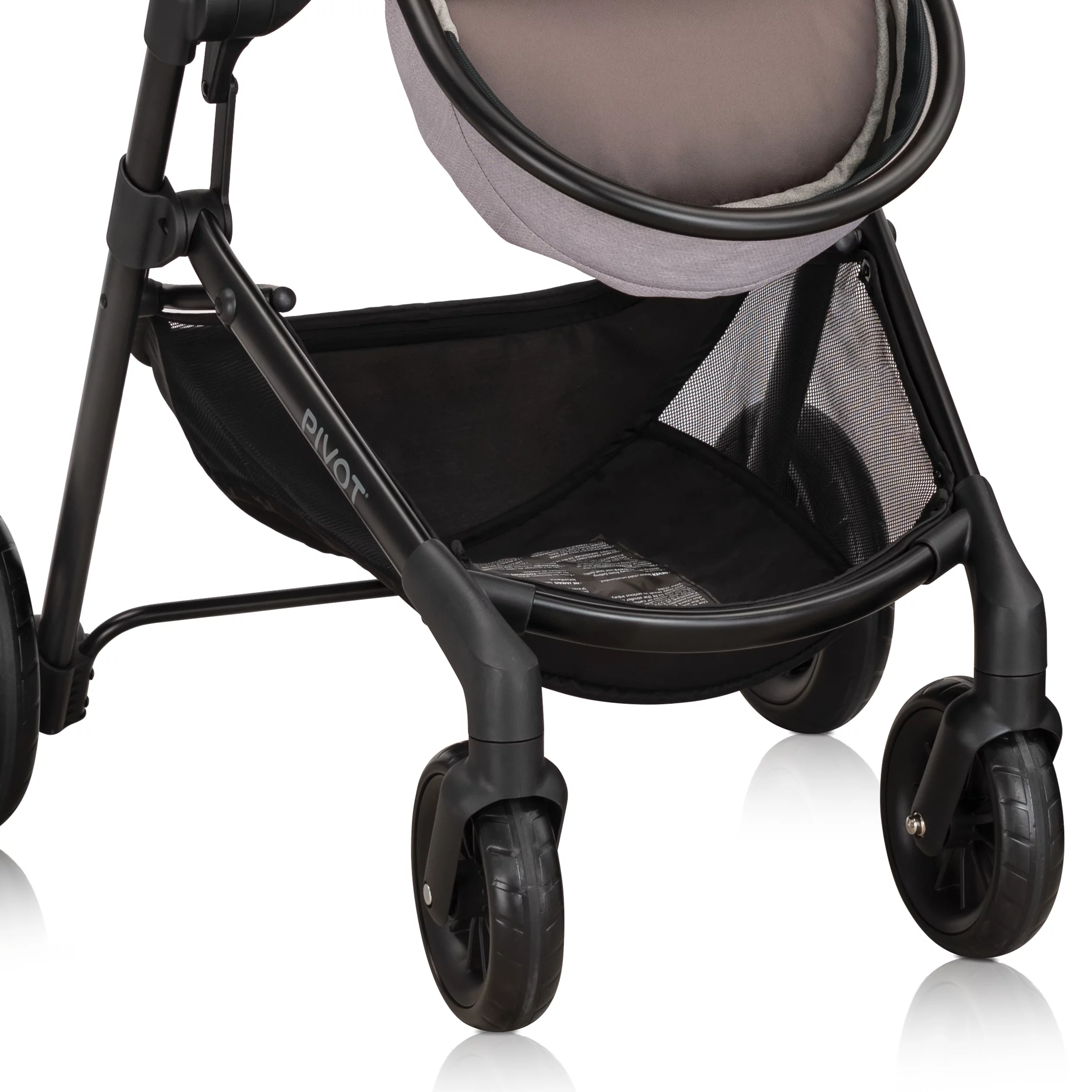 Pivot Modular Travel System with LiteMax Infant Car Seat with Anti-Rebound Bar (Desert Tan)