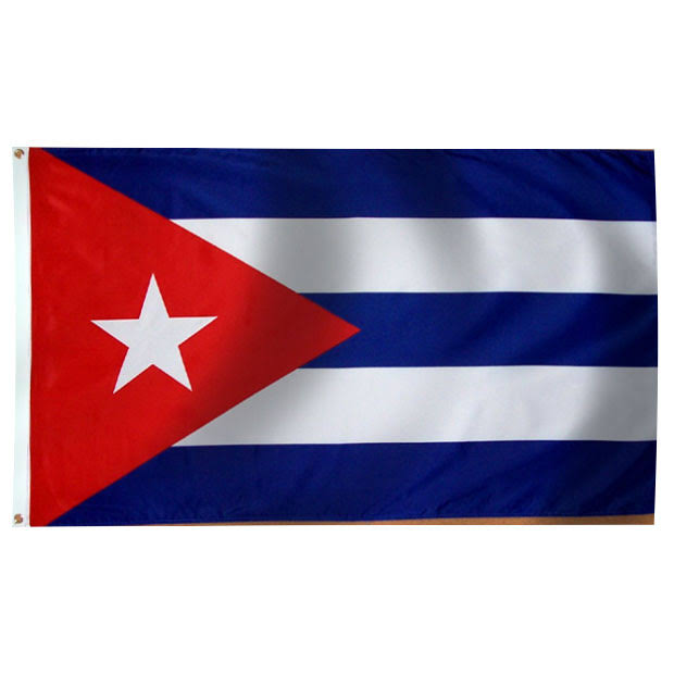 Cuba Flag 5x8 Foot Nylon