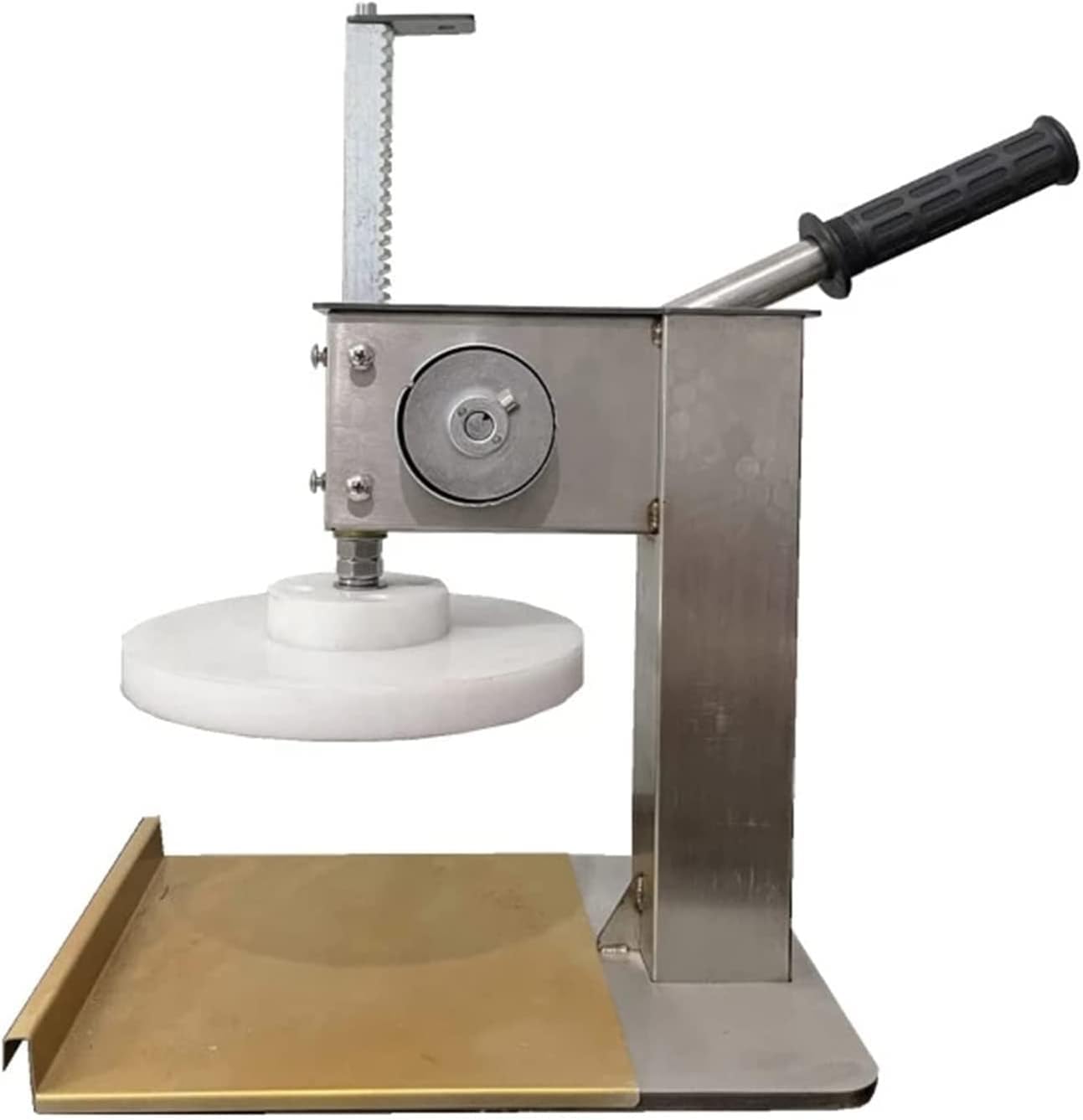 Dough sheeter Machine for Home, Manual Stainless Steel Dough Press, Pizza Dough Press, Pizza Forming Machine, with Labor-Saving Handle