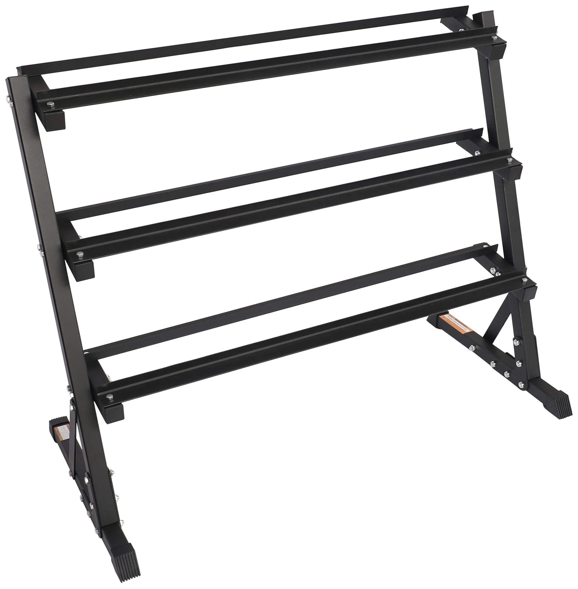 BalanceFrom 150 LB Dumbbell Set with A-Frame Rack, Pair of 5, 10, 15, 20, 25 LB