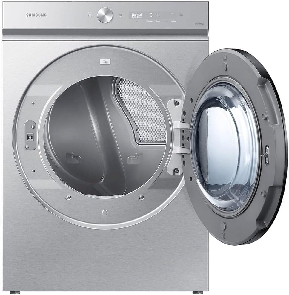 Samsung DVE53BB8700T 7.6 Cu. Ft. Bespoke Stainless Steel Ultra Capacity Smart Electric Dryer