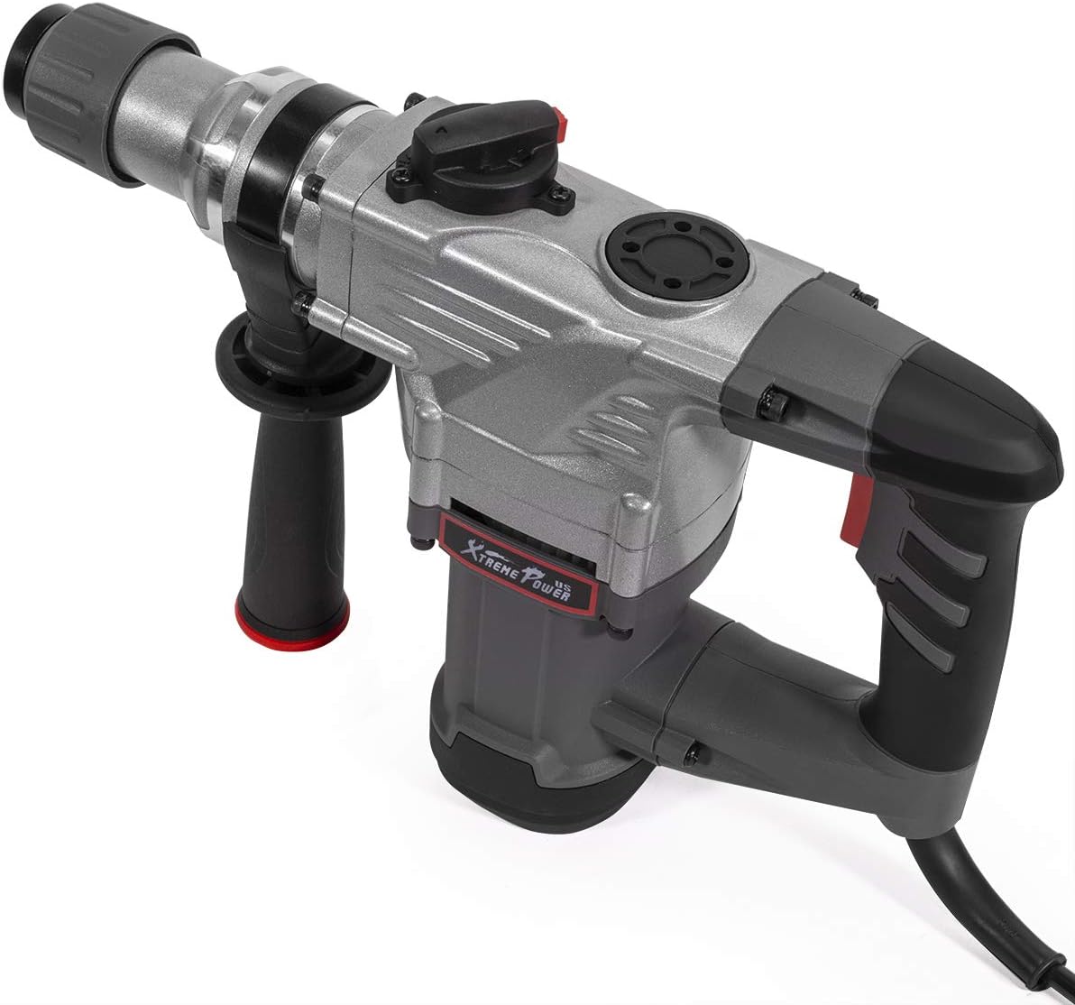 XtremepowerUS 45356 Rotary Hammer Drill w/Bits & Case Electric 1-1/4" SDS Concrete Cement Masonry
