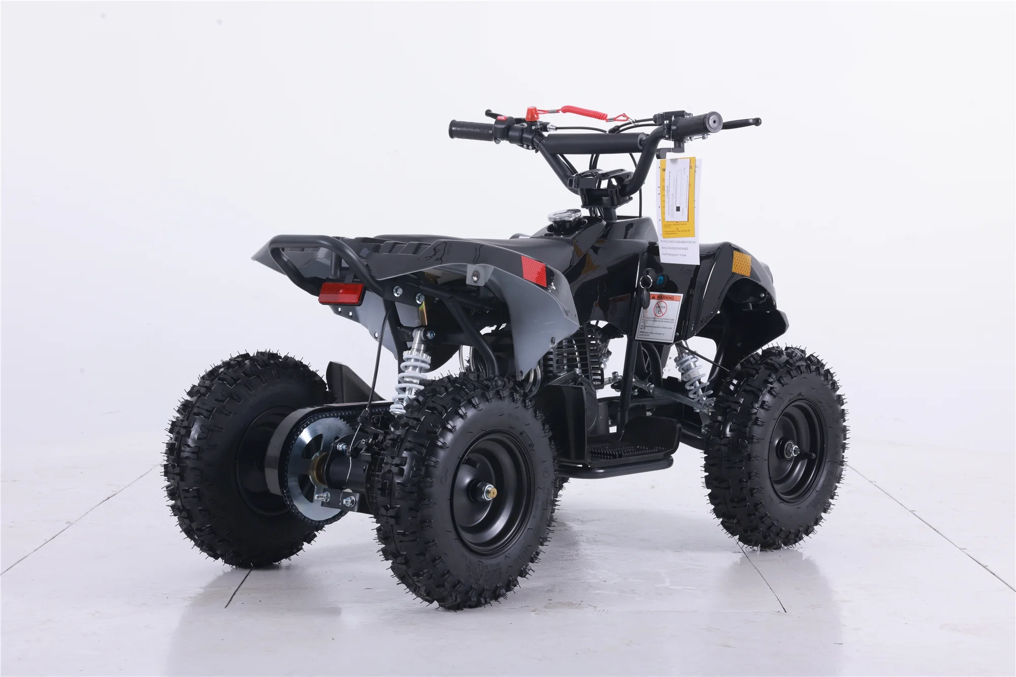 Tao Motor Brand New Mini Tforce 40cc Gas Mini ATV for Kids with Pull Start 4 Stroke Disc Brake 6“ Tires , Black - Curated Treasures Market