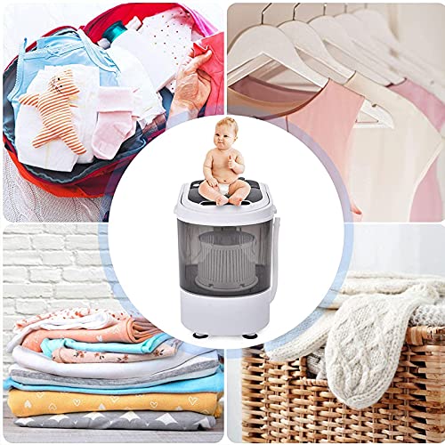 Portable Compact Washing Machine w/Washer and Spinner, 10 lbs Washing Capacity, Stackable Washer and Dryer, Portable Washer and Dryer Combo for Apartments, Condos, RVs, Camping