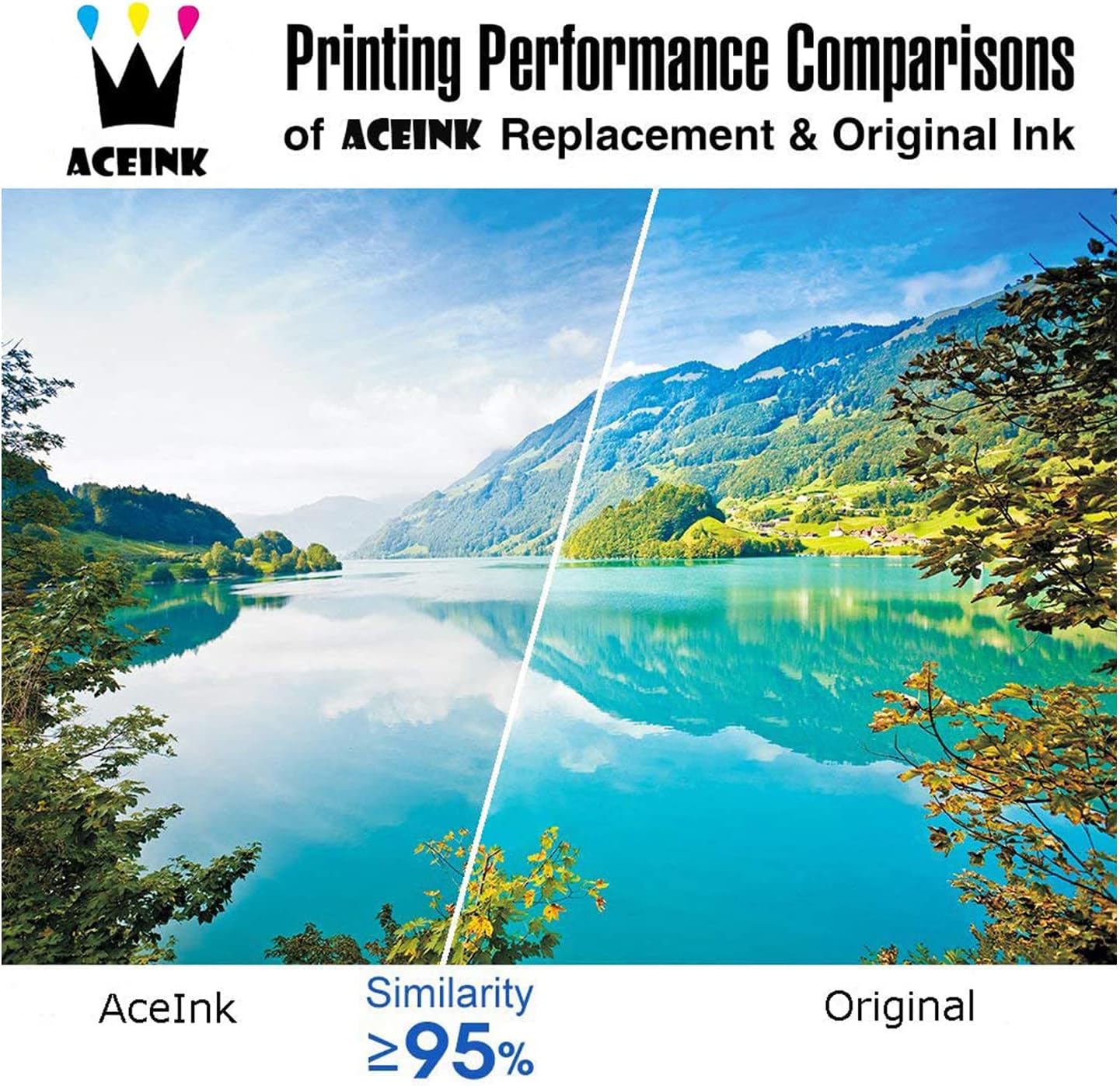 AceInk QY6-0083 Printhead Print Head Compatible with MG6310 MG6320 MG6350 MG6380 MG7120 MG7150 MG7180 iP8720 iP8750 iP8780 MG7140 MG7550 Printer Pack of 2
