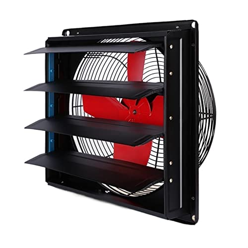 HASMI Exhaust Fan 10/12" Wall Mounted Exhaust Fan, Powerful Industrial Metal Ventilation Extractor, High Speed Vent Fan for Home Attic, Shed, Or Garage Ventilation Ventilation Fan
