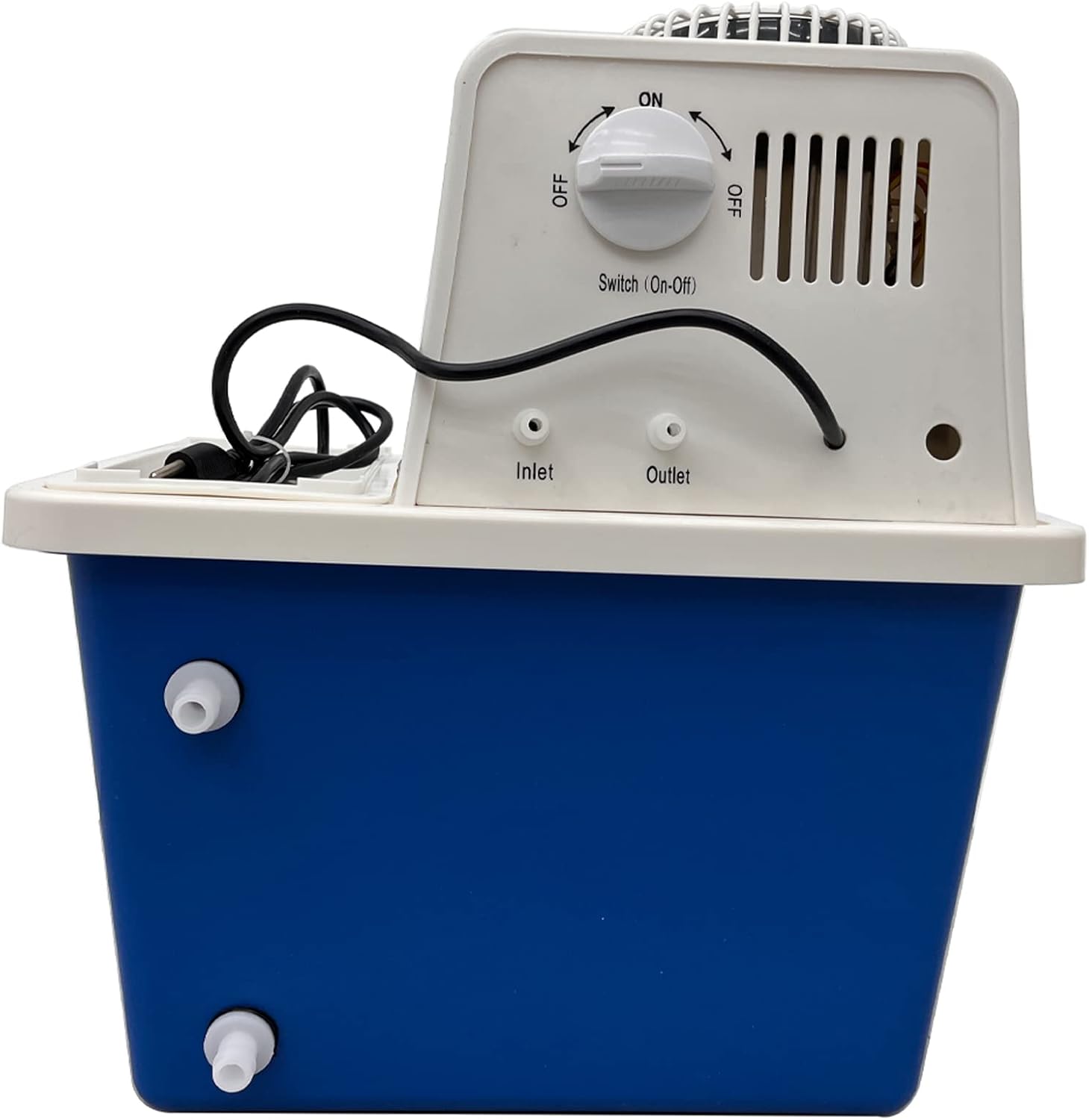 TECHTONGDA Water Circulating Vacuum Pump, 110V Lab Multi-Purpose Circulating Water Vacuum Pump with 2 Off-Gas Taps, Lab Chemistry Equipment, 15L Capacity, Anti-Corrosion Pump, 60L/min Flow Rate
