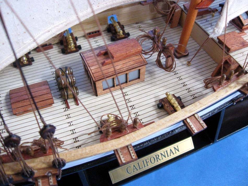 Californian 24 inch - Wooden Model Tall Ship - Tall Ship Model - Nautical Gift - Wooden Tall Ship Model - Vintage Model Ship