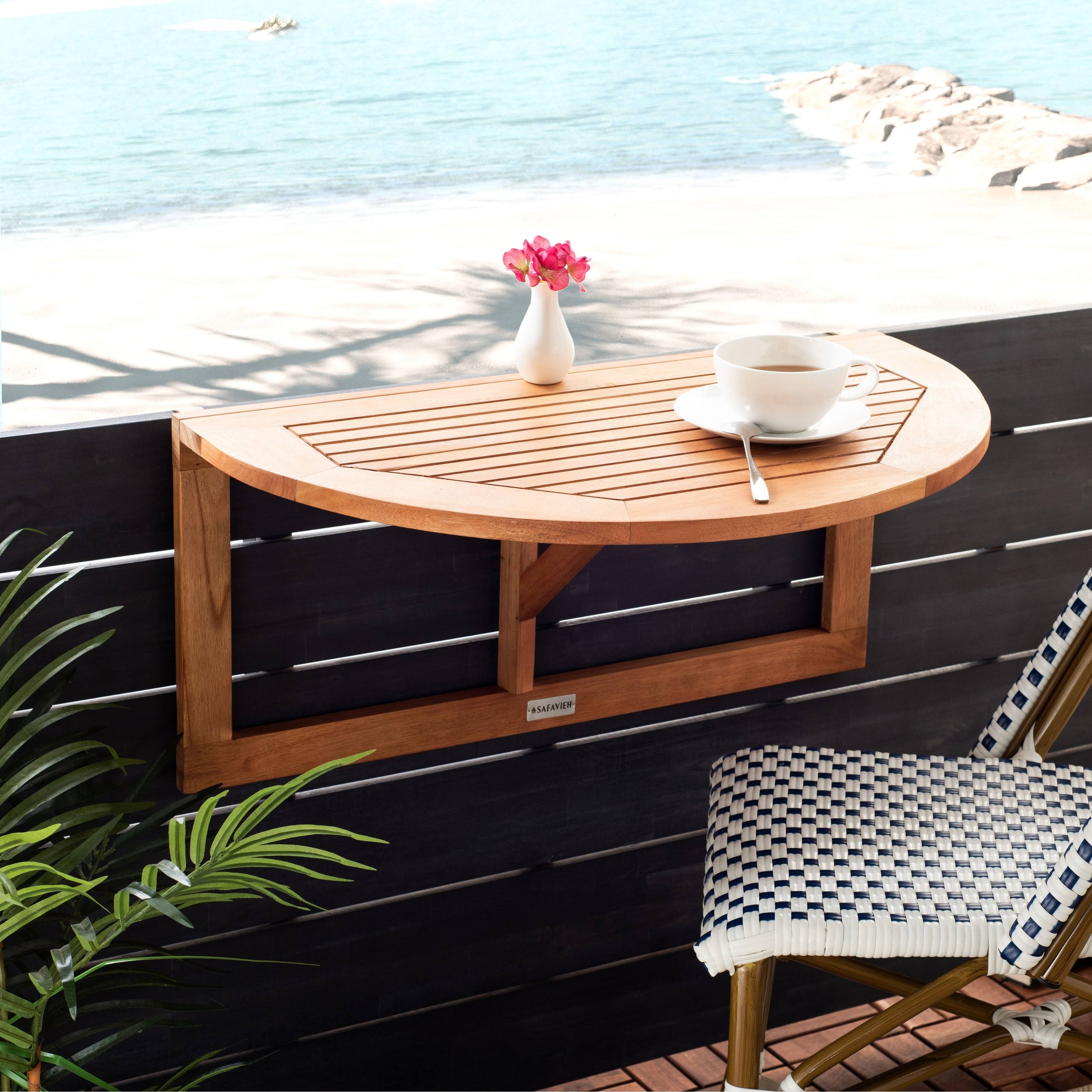 Safavieh Owens Balcony Hanging Half Table - Natural