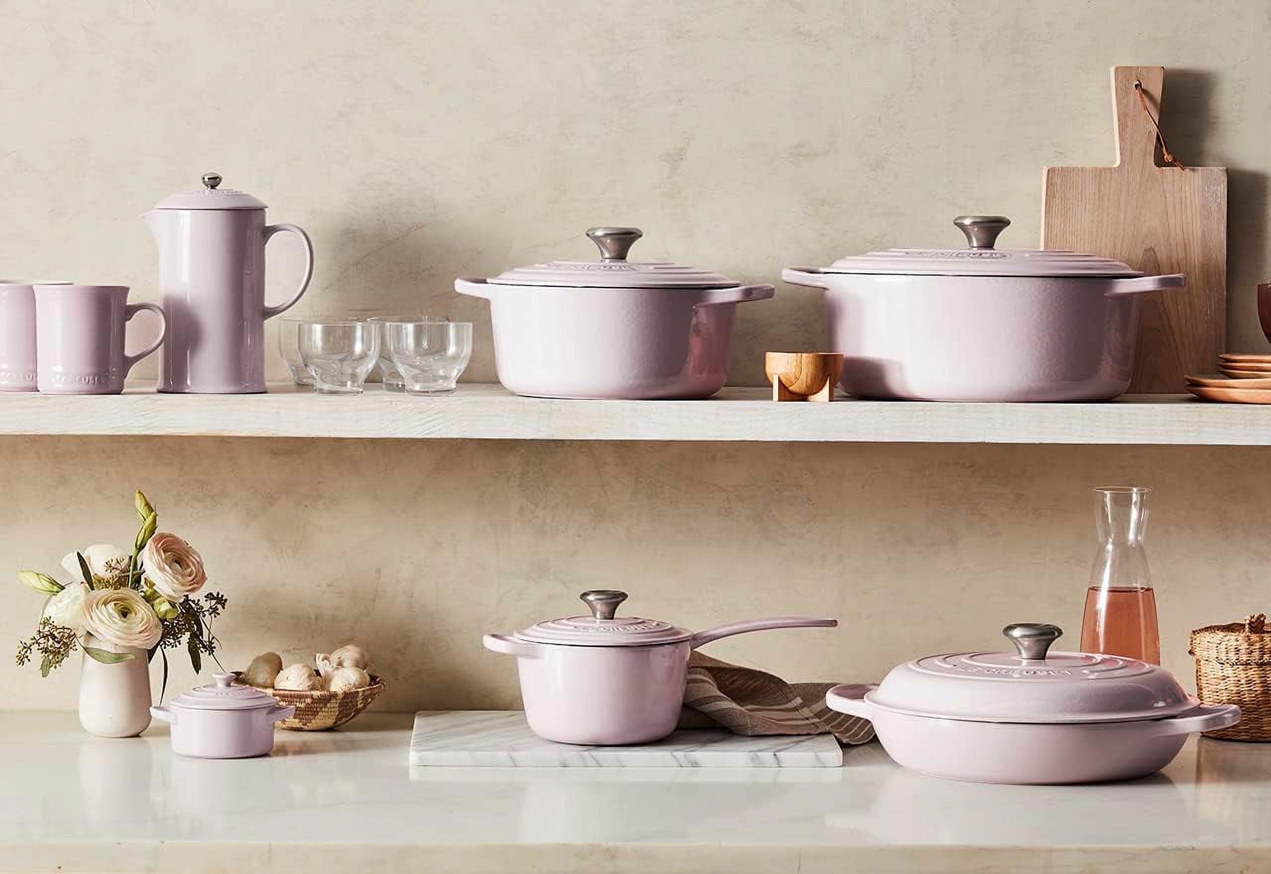 Le Creuset Enameled Cast Iron Signature Braiser, 5 qt., Shallot