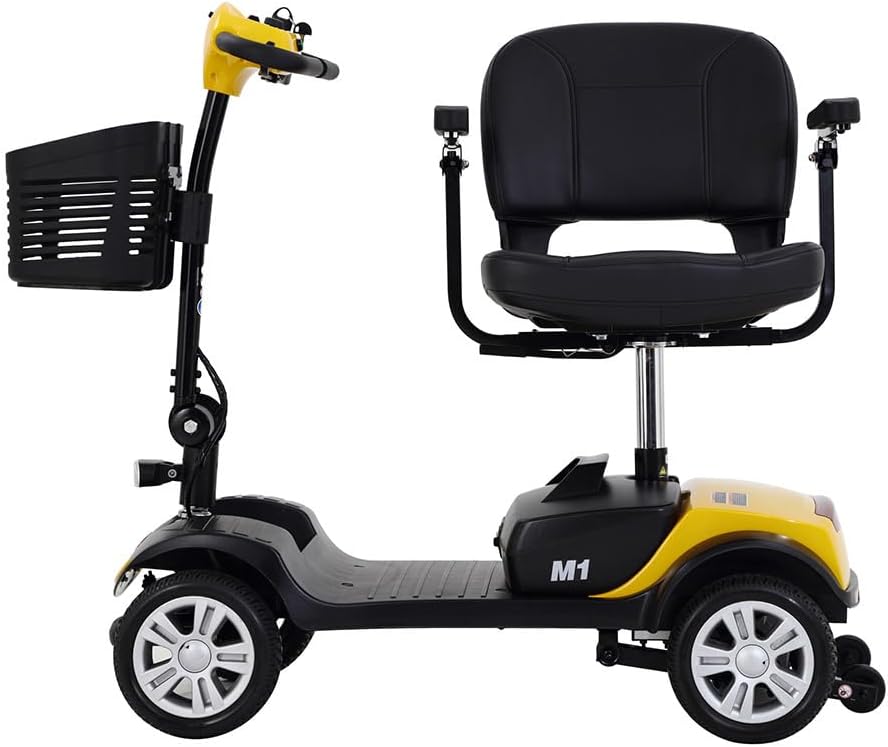 Mobility Scooter for Seniors, 300W 4 Wheel Electric Powered Wheelchair Device, 4.97 Mph, 10 Miles Range, Wheelchair Alternative, 300lbs Weight Capacity