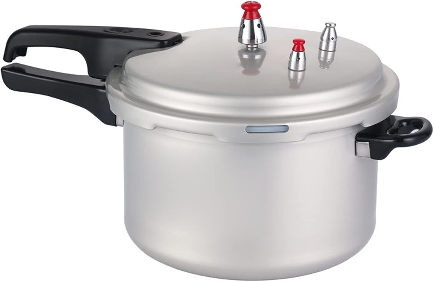 Small Aluminum Pressure Cooker Double Safety Valve for Quick Cooking of Meat, Soup, Rice for Gas Stove, Induction Cooker