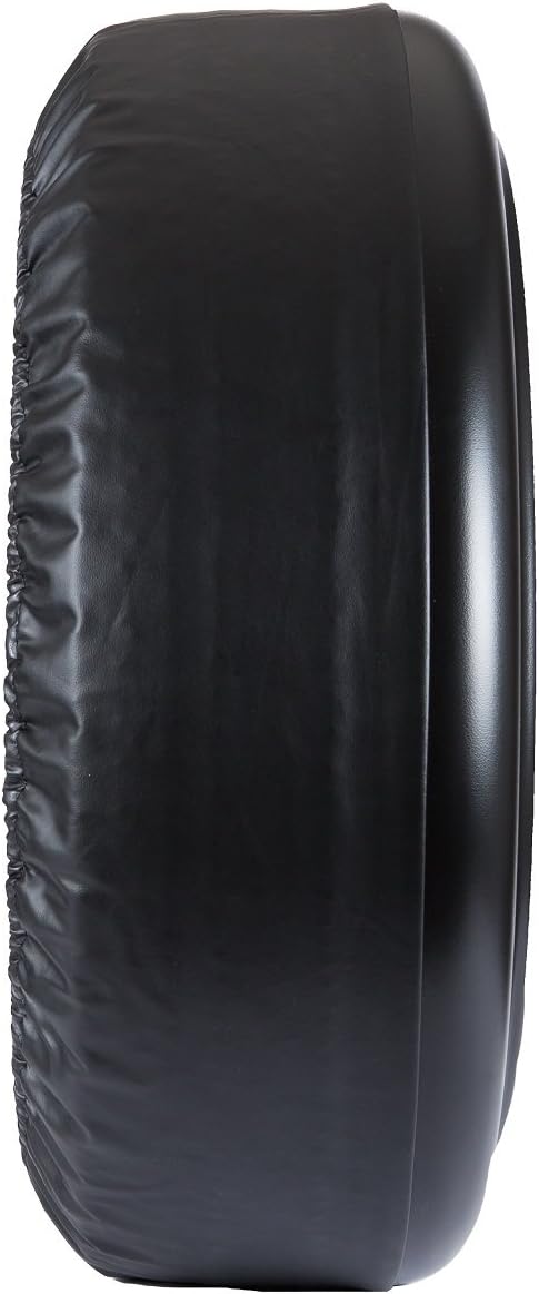 Boomerang 29" Rigid Tire Cover - (Hard Plastic Face & Vinyl Band) for Toyota RAV4 (2006-2012) - Black Textured