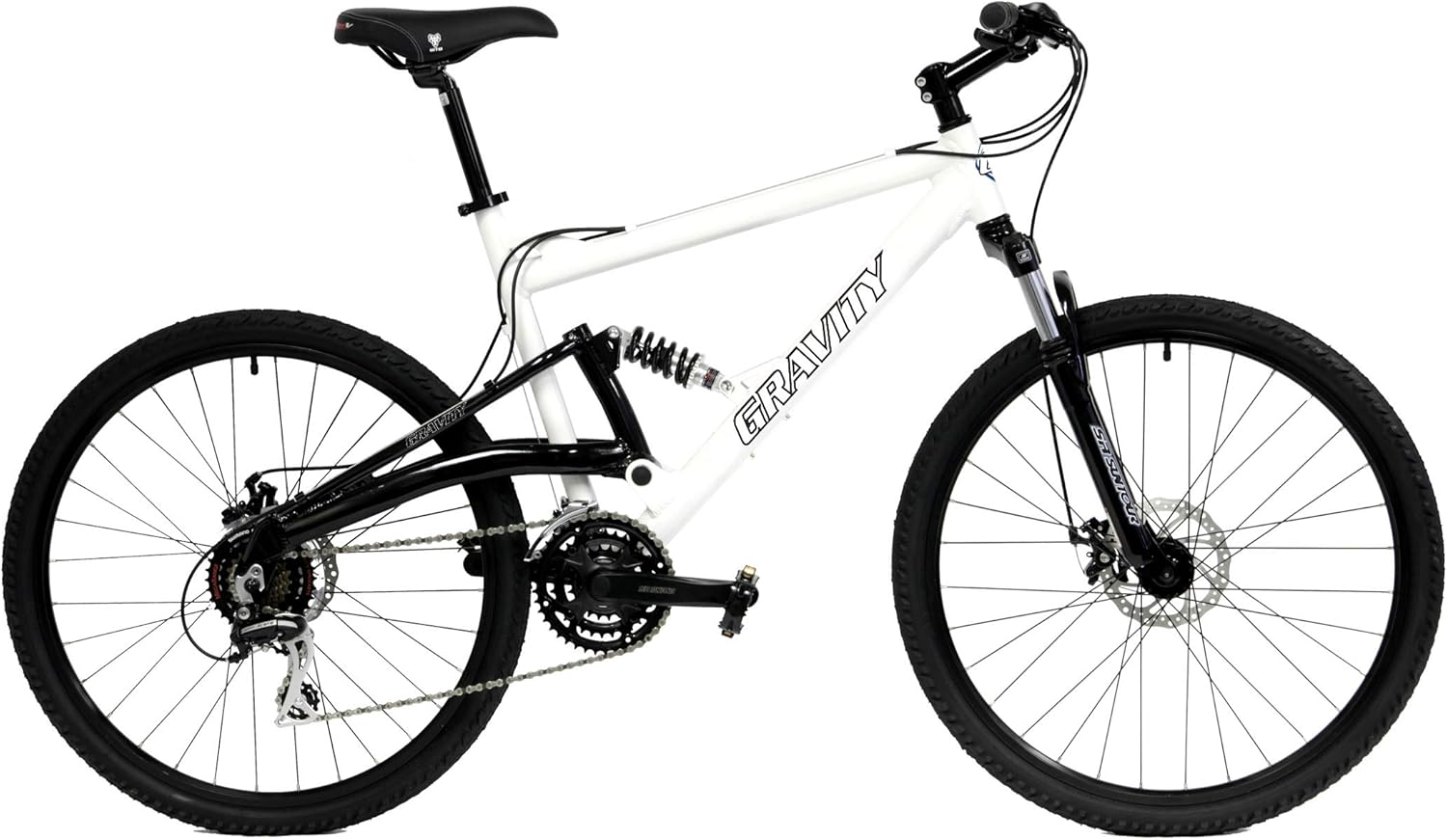 2021 Gravity FSX 1.0 Dual Full Suspension Mountain Bike with Disc Brakes Aluminum Frame