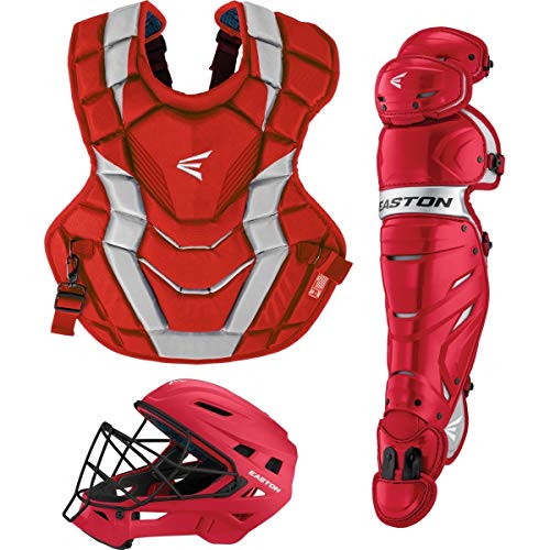 Easton | Elite X Baseball Catcher's Equipment | Box Set | NOCSAE Approved | Youth/Intermediate/Adult | Multiple Colors