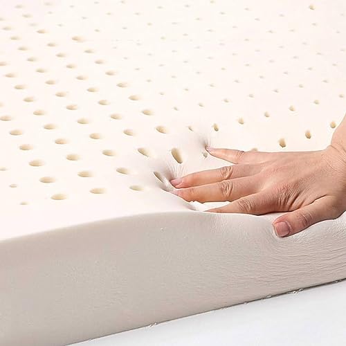 100% Natural Latex Mattress Topper - Medium - 3" Thick, King Mattress Topper