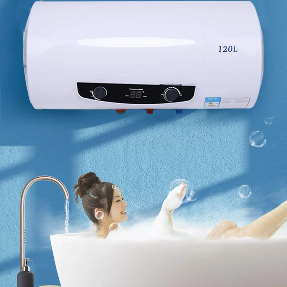 DENEST 110V Electric Instant Hot Water Heater Tank for Household Shower 120L