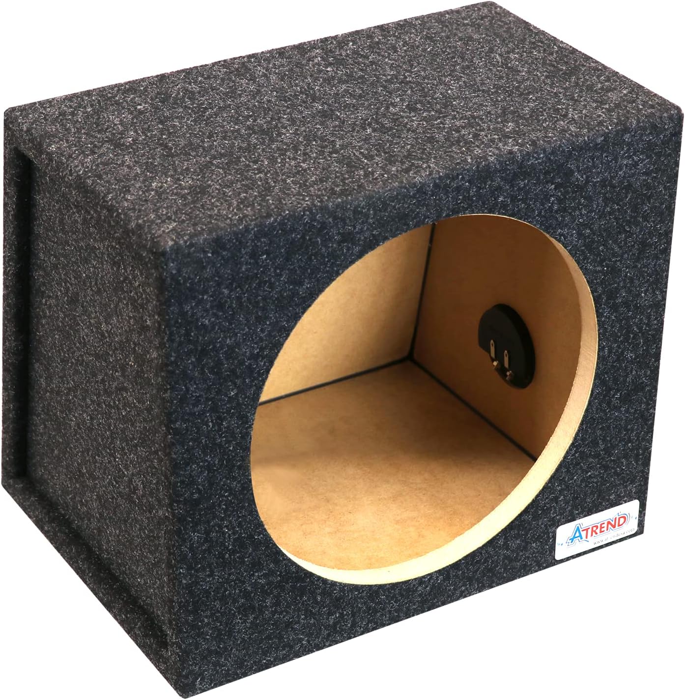 Atrend 12SA 12” Single Sealed Subwoofer/Speaker Enclosure Subwoofer Box Designed and Engineered in USA with The Latest in Computer Automated Design So You Can Let The Music Move You Pack of 2
