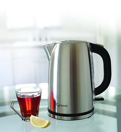 Capresso 277.05 H2O Steel Water Kettle Silver