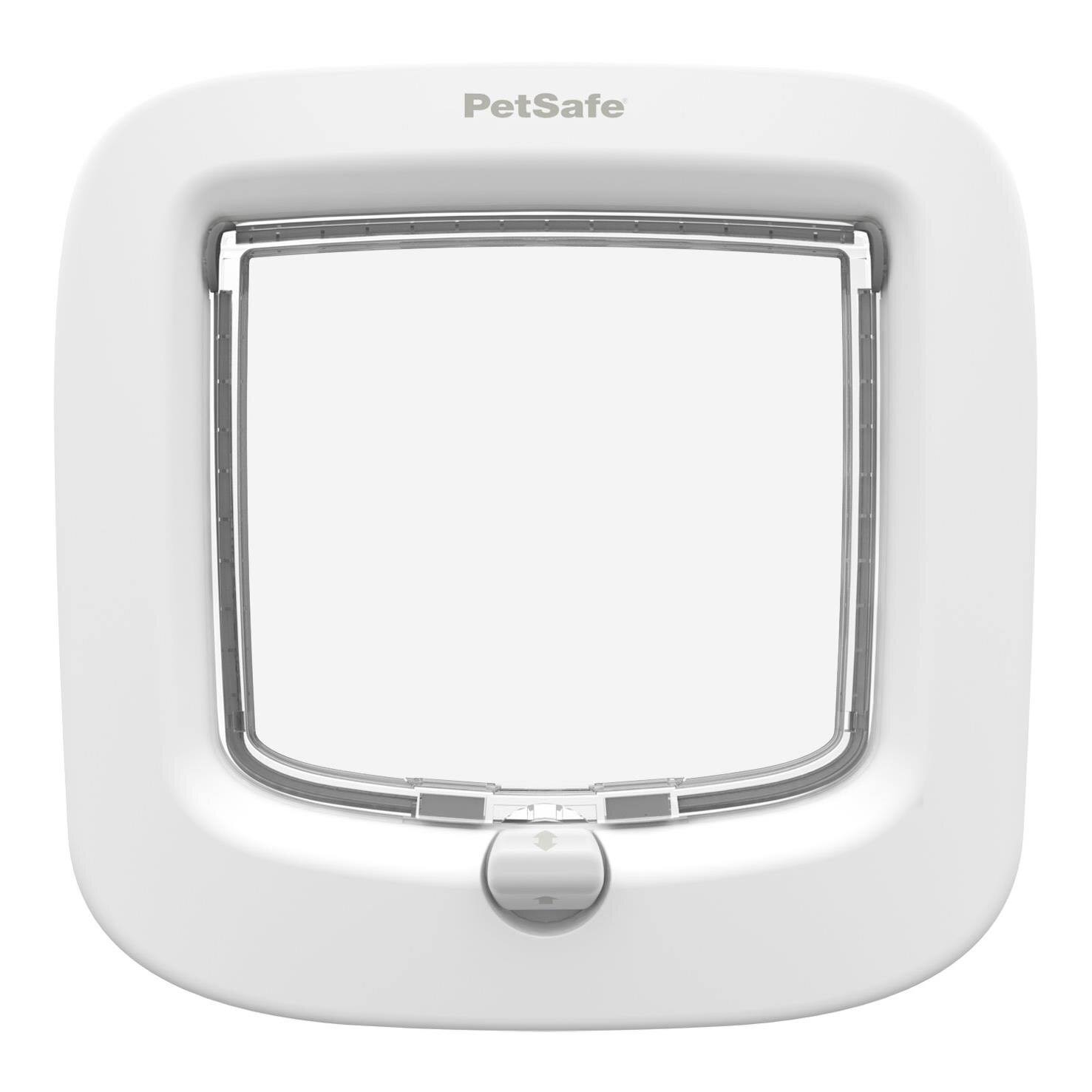 PetSafe Manual 4 Way Locking Cat Flap White