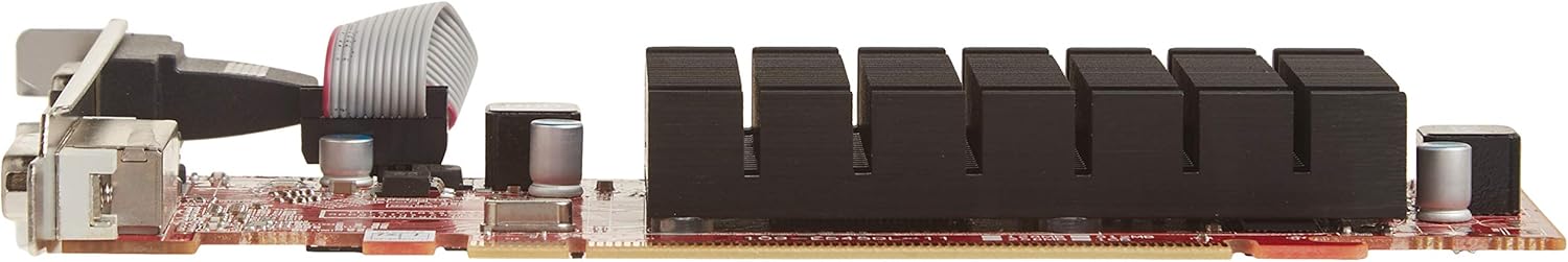 VisionTek Radeon 5450 2GB DDR3 (DVI-I, HDMI, VGA) Graphics Card - 900861,Black/Red