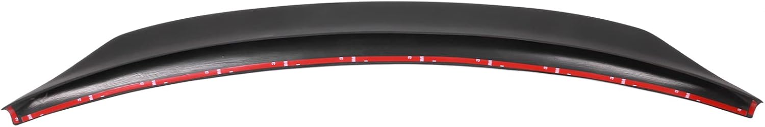 Rear Trunk Spoiler Compatible With 2013-2015 Honda Civic Sedan, IKON DUCKBILL V2 Style Unpainted PP Trunk Deck Lip Wing by IKON MOTORSPORTS