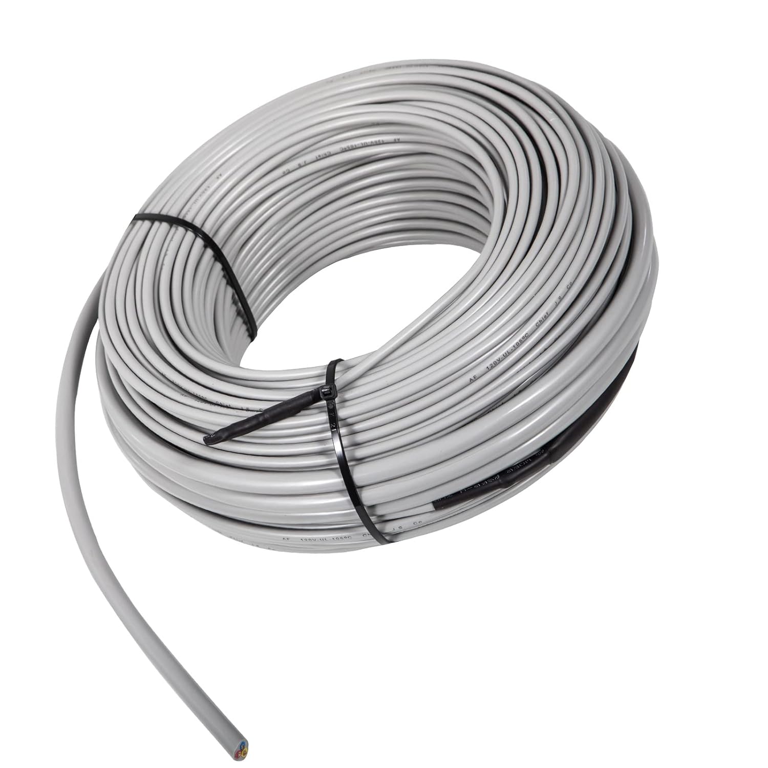 VEVOR Floor Heating Cable 128.8 Square Feet Durable Floor Tile Heat Cable, Waterproof and Insulated, with Convenient Temperature Control Panel, Rapid Heating Cable Under Floor w/No Noise or Radiation