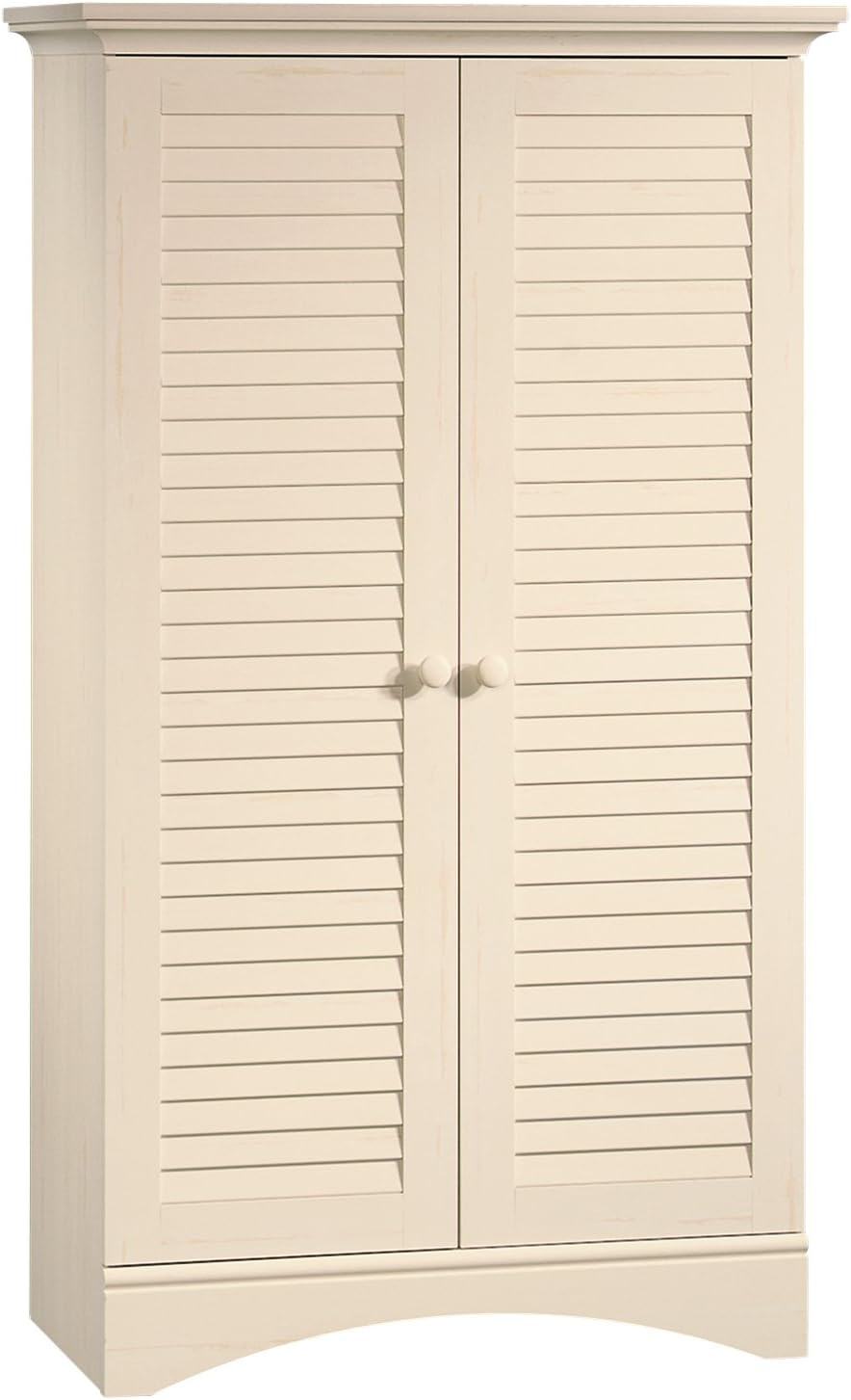 Sauder Harbor View Storage Cabinet, Antiqued Paint finish