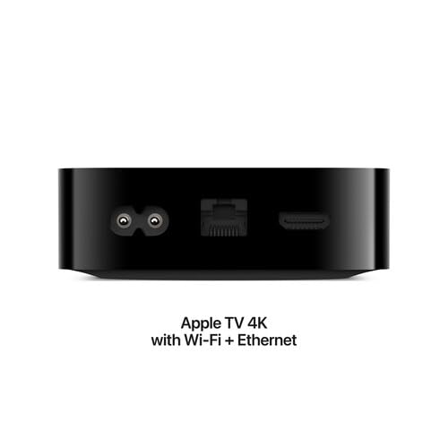 Apple TV 4K Wi-Fi (3rd Generation) with Siri Remote & Apple 1 Year Limited Warranty (64 GB Wi Fi)
