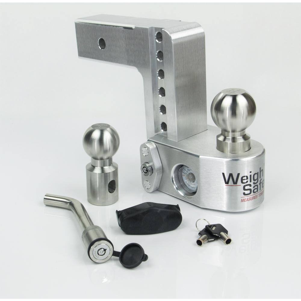 Weigh Safe 6 in. Drop Adjustable Class V Ball Mount