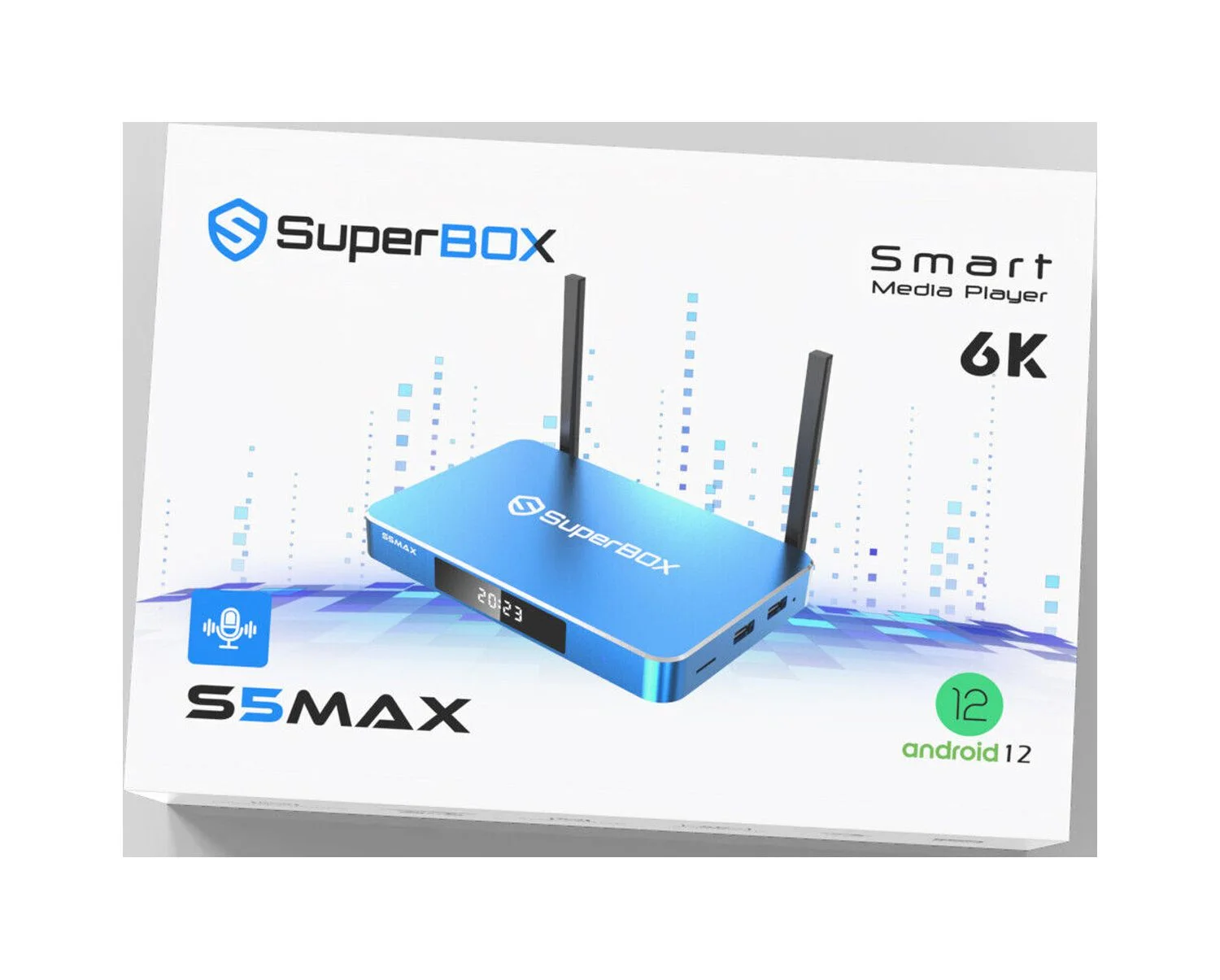2024 Superbox S5 Max 6k HD US with mini Backlit keyboard 8k hd cable 64g usb flash driver