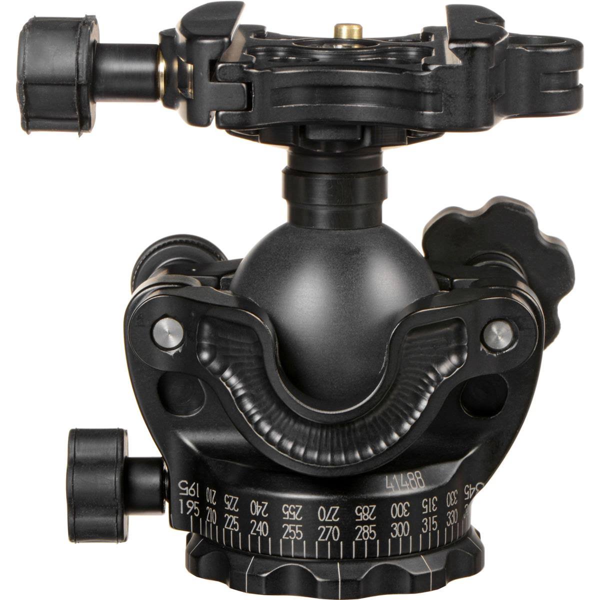 Acratech GPS Ballhead with Gimbal Feature, Panoramic Head, with All Rubber Knobs, Quick Release / Detent Pin and Level, Supports