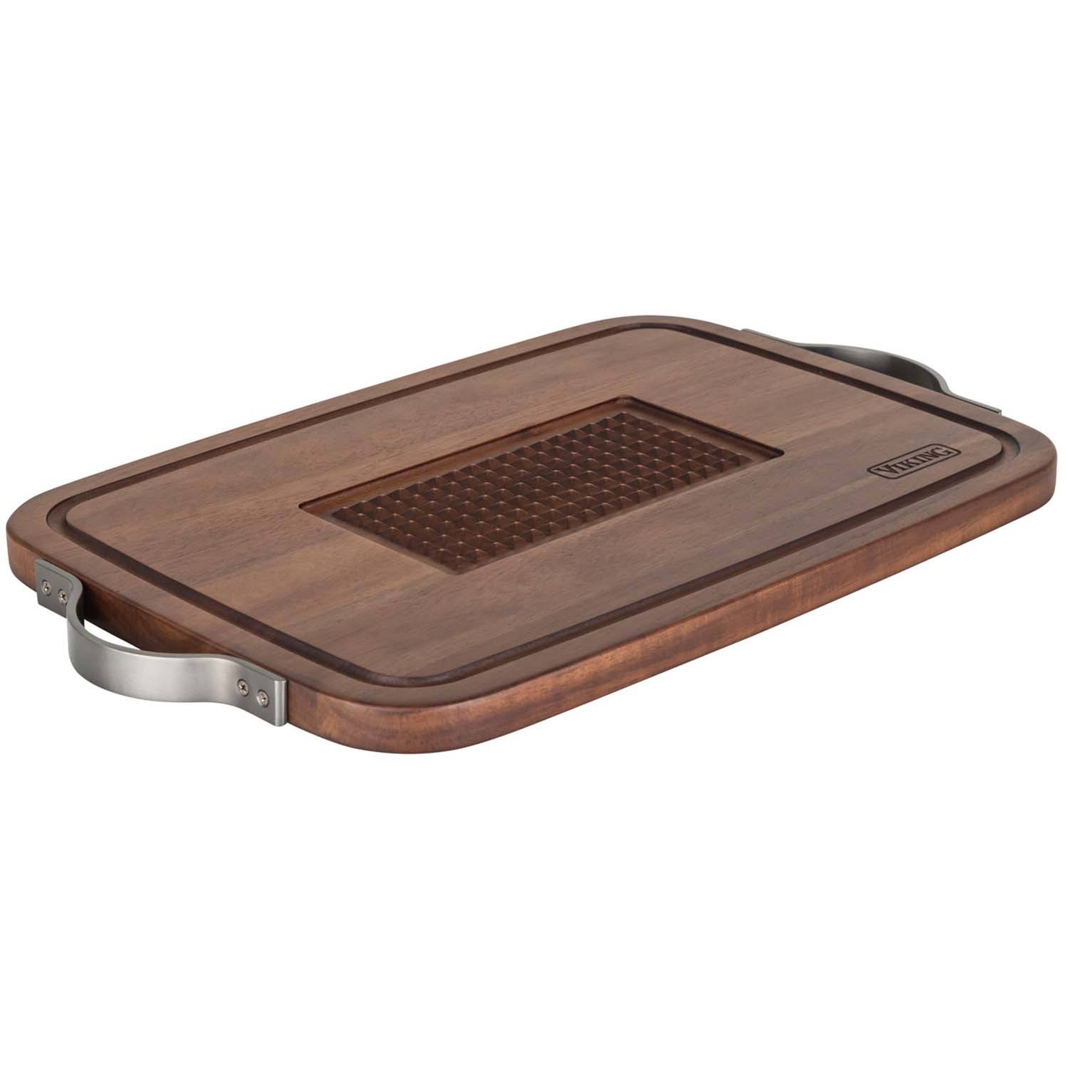 Viking Acacia Carving Board with Juice Well