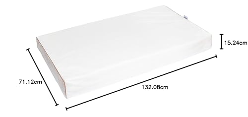 Graco 6-Inch Dual-Comfort Crib & Toddler Mattress - GREENGUARD Gold, CertiPUR-US Certified Foam, 2-Sided Mattress Fits Crib & Toddler Bed, Waterproof Sleep Surface