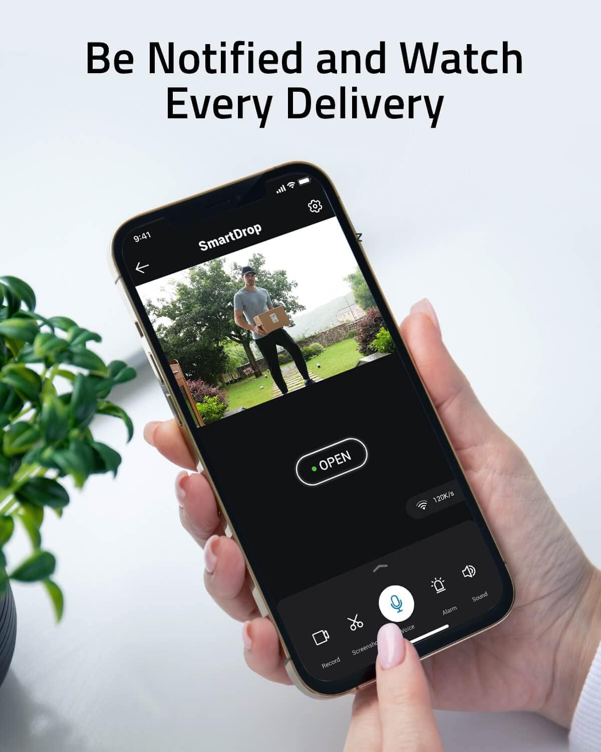 eufy Security, SmartDrop, Smart Delivery Box, App Notifications for Deliveries, Remote Control, 24/7 Package Protection, Works with All Couriers