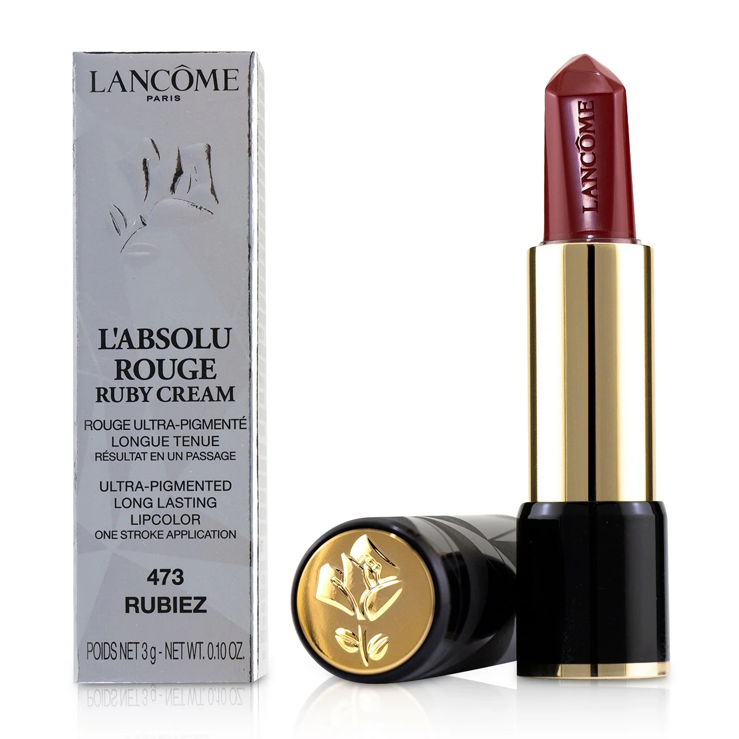 Lancome L'Absolu Rouge Ruby Cream Lipstick - # 214 Rosewood Ruby  3g/0.1oz