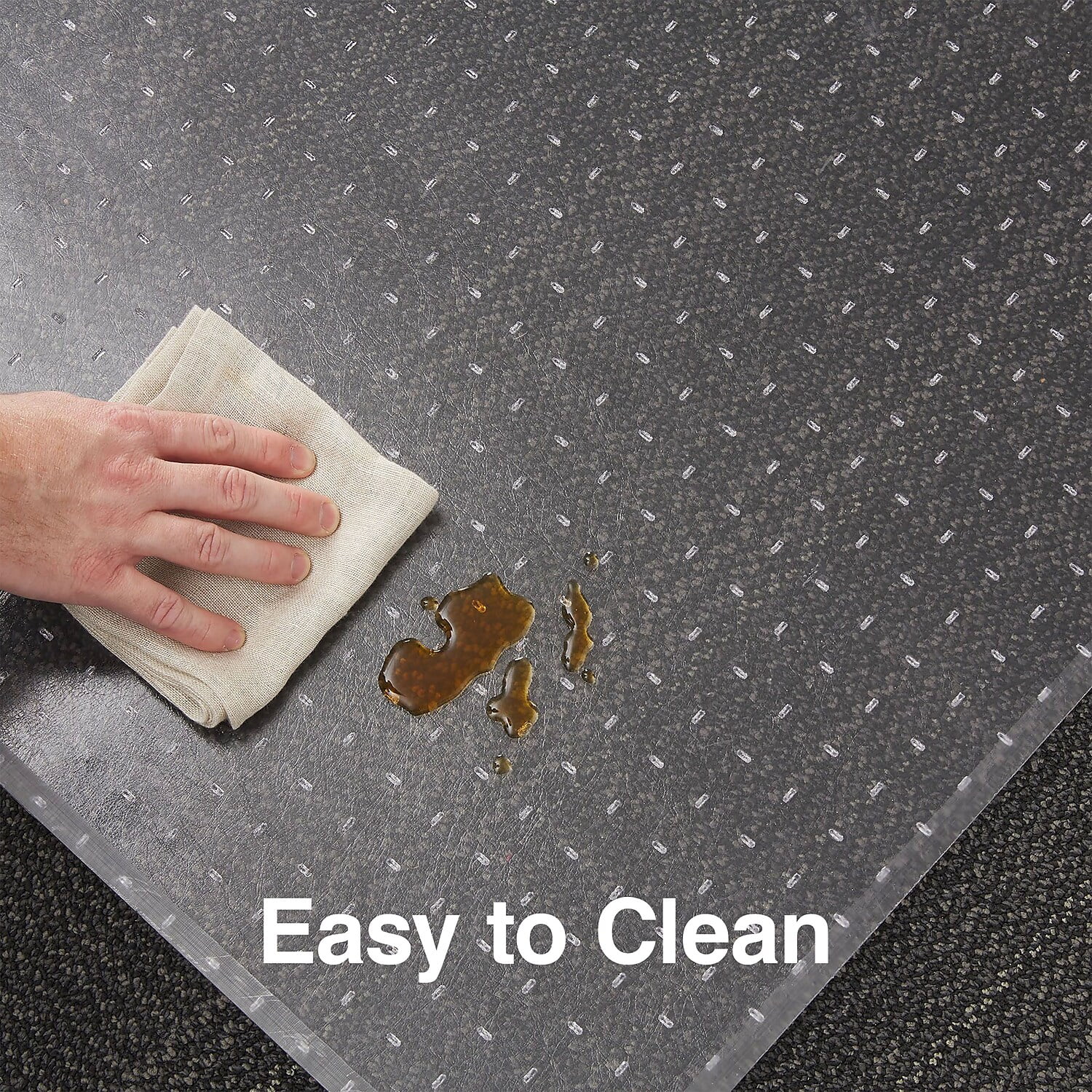 Staples Standard 60 x 60 Rectangular Chair Mat 28590