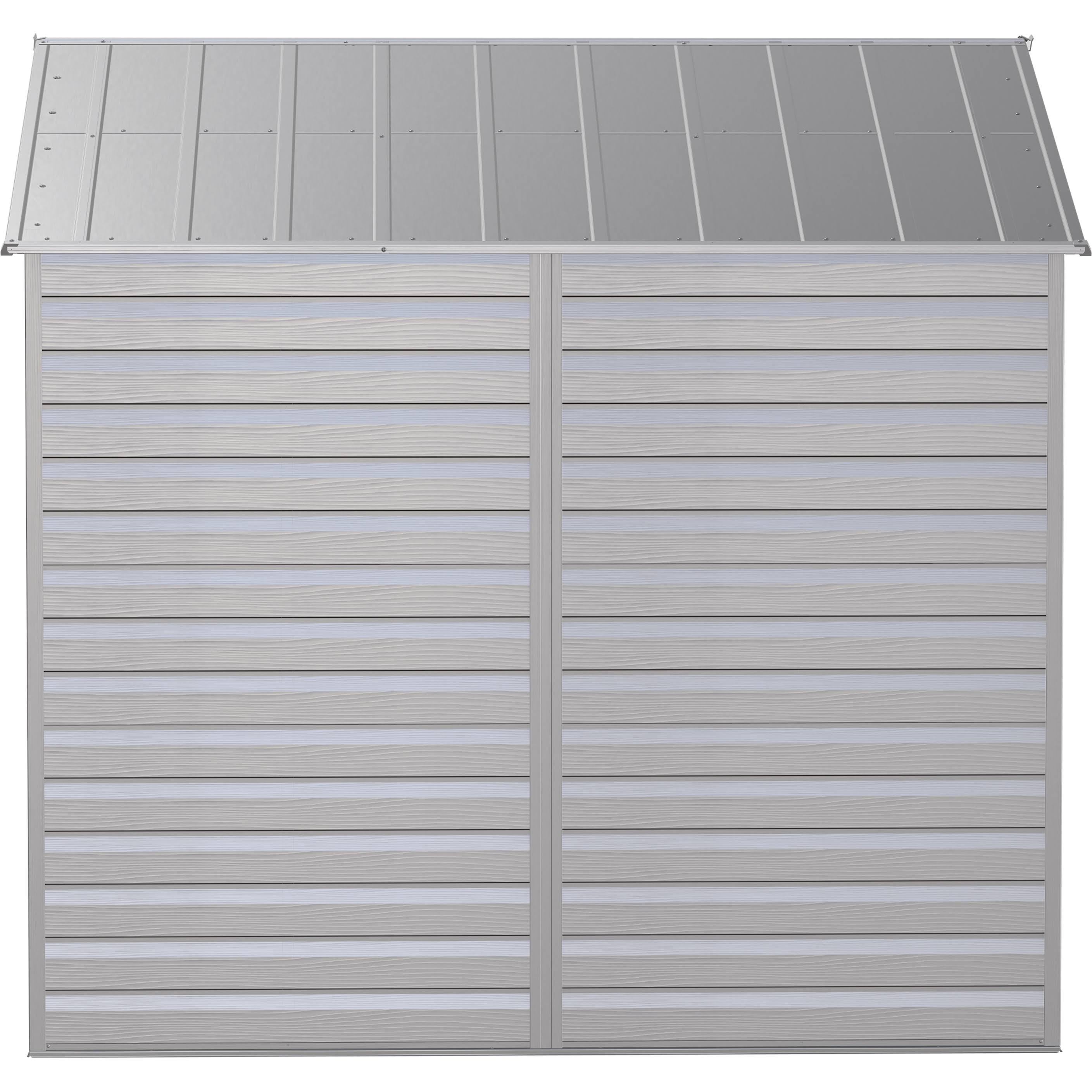 Arrow Select Steel Storage Shed, 8x8 Flute Grey