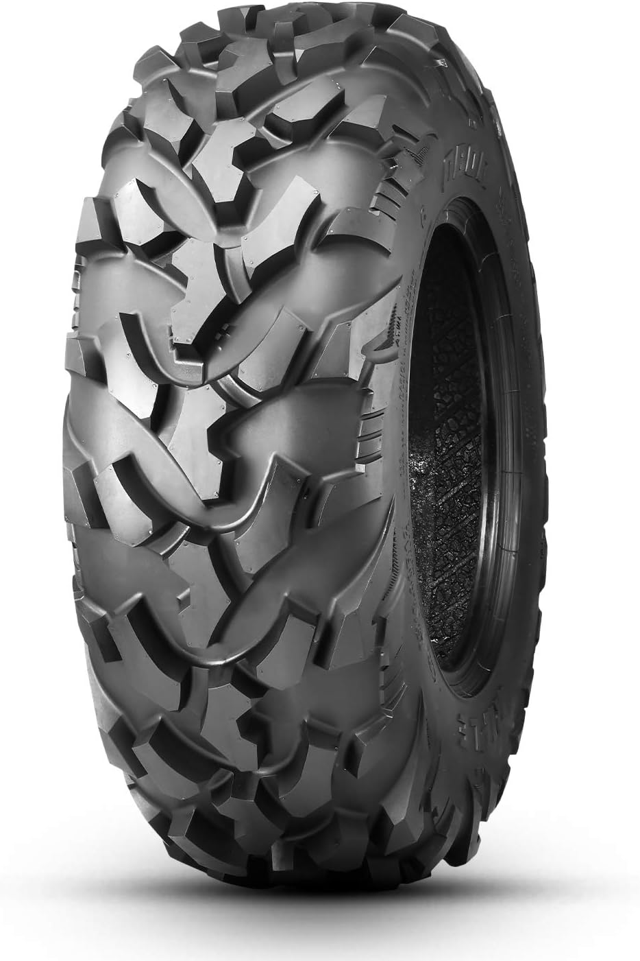 Set of 4 OBOR RIPLE ATV UTV Tires 25x8R12 Front & 25x10R12 Rear, 6PR Professional GNCC Racing Tires, 25x8-12 & 25x10-12 All-Terrain Radial Utility ATV Mud Off-Road Tires