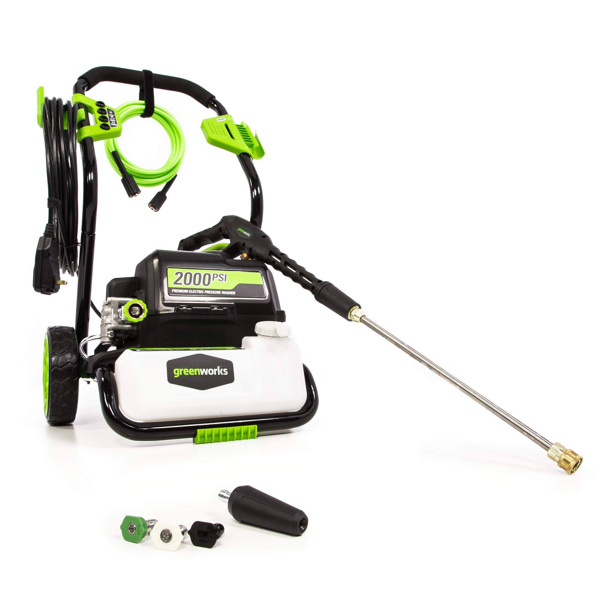 Greenworks GPW2000-1 2000 PSI 1.2 GPM Electric Pressure Washer 5104402