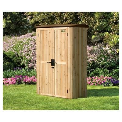 Suncast Wood/Resin Vertical Shed