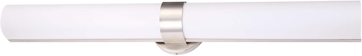 Ultralux 18 Inch Classic LED Wall Vanity Light For Bathroom – 23W, 3000K Damp Location Approved Bathroom Lights Over Mirror, Bright 1200 Lumens Brushed Nickel Finish Bathroom Wall Mount TRIAC Dimmable