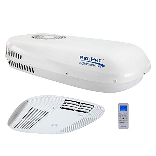RecPro RV Air Conditioner Low Profile 9.5K Non-Ducted | Optional Heat Pump | Quiet AC | Cooling Only | RV AC Unit | Camper Air Conditioner