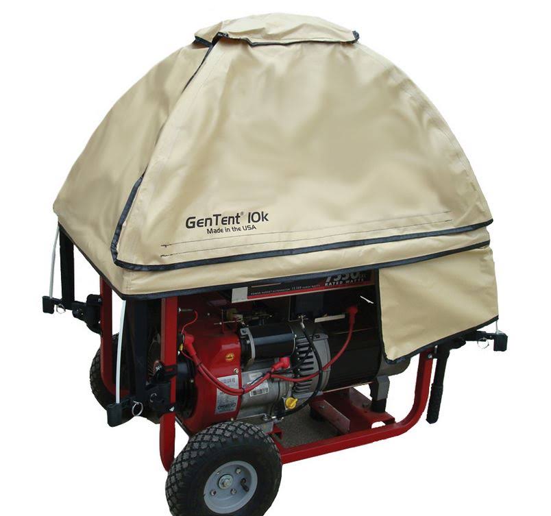 GenTent GT10KB4UTB Tanlight Canopy Generator Cover for Portable Generators