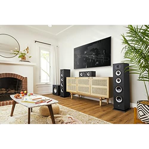 Polk Monitor XT10 Home Subwoofer, 10" Deep Bass Woofer, 100W Class D Amplification, Dolby Atmos, Auro 3D & DTS:X Compatible, Black