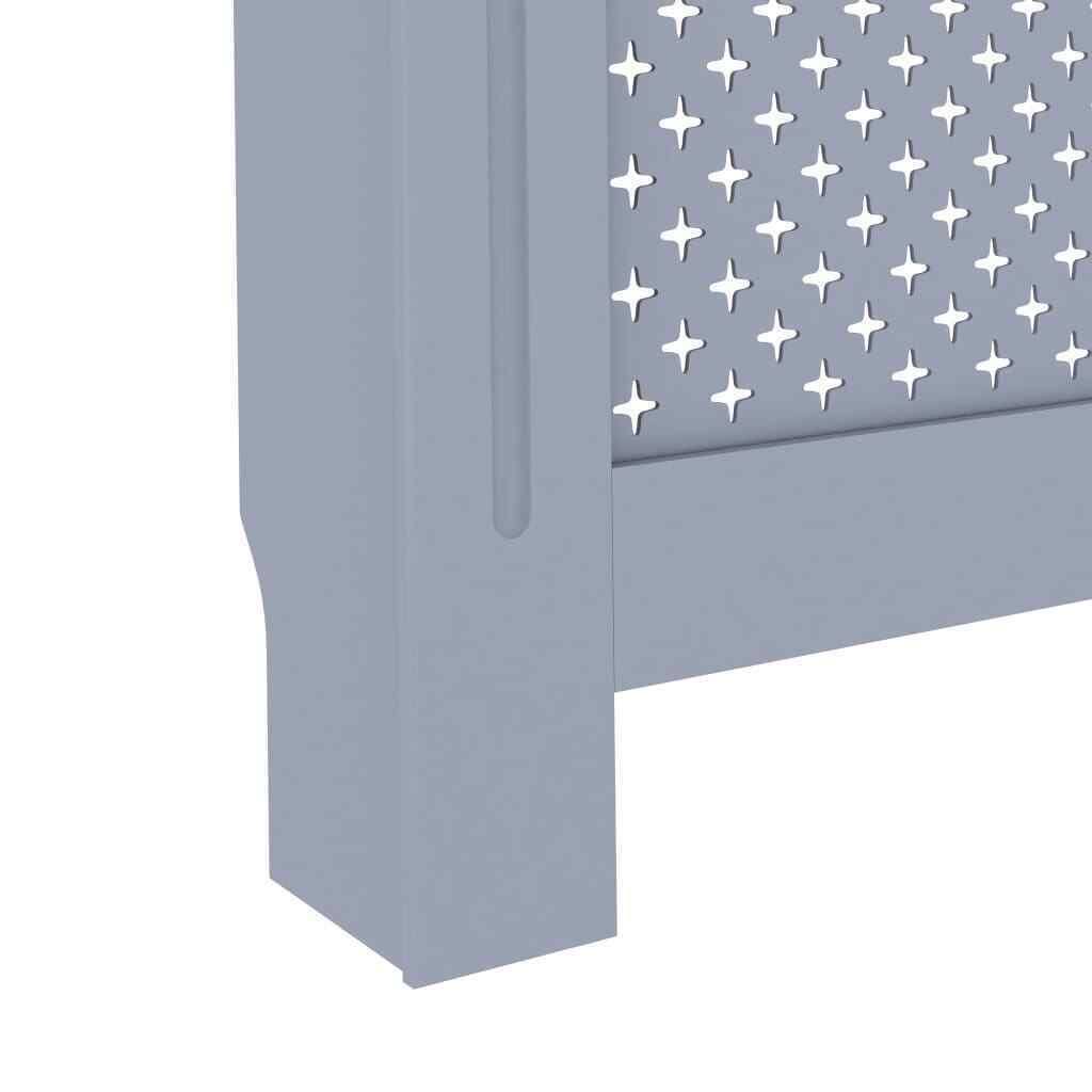 vidaXL Radiator Cover Anthracite 59.8x22x17.5x22x31.9x22 MDF