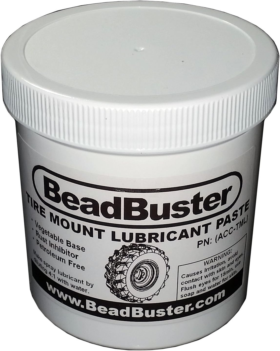 BeadBuster Portable DIY Tire Changing Kit (w/XB-550 HD) for Tractor/OTR/Truck/ATV (Glove - XLarge)