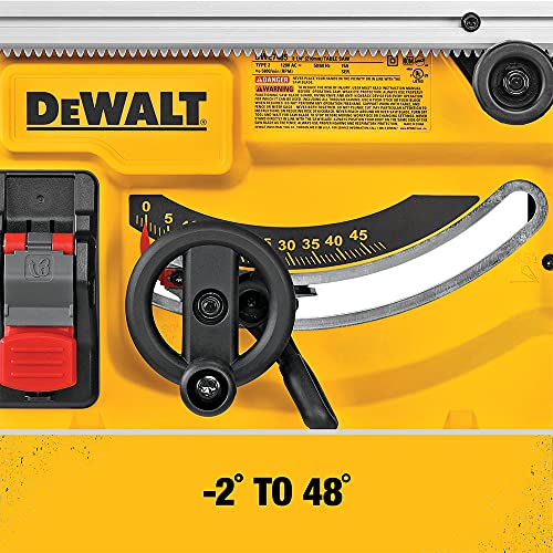 DEWALT Table Saw for Josites, 8-1/4 Inch, 15 Amp (DWE7485)