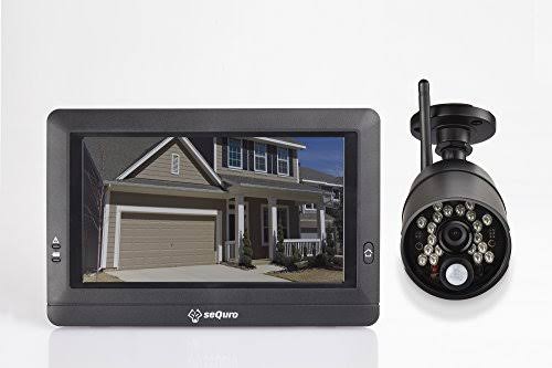 Sequro Guardpro DIY Long Range Wireless Video Surveillance System 7x22 Touchscreen
